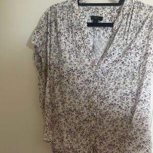 J Crew Floral Print Women's Top